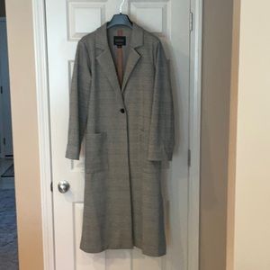 Sanctuary houndstooth duster coat
